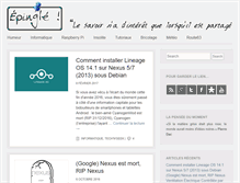 Tablet Screenshot of epingle.info